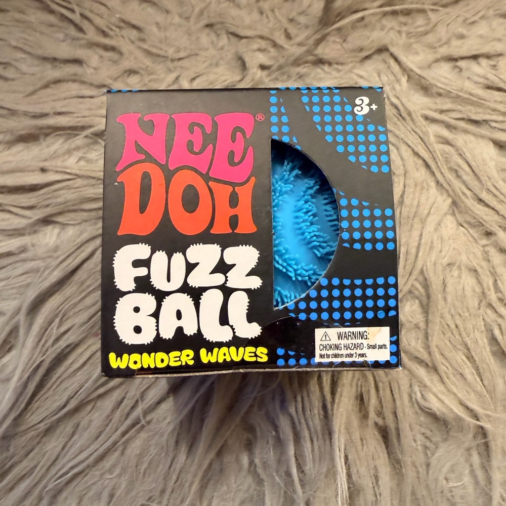Nee Doh Fuzz Ball Wonder Waves - Blue